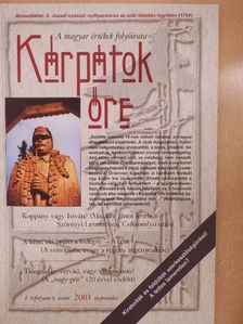 Makkay János - Kárpátok Őre 2003. szeptember [antikvár]