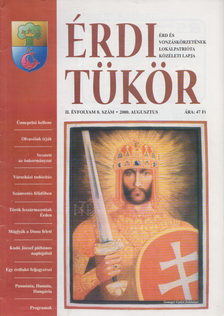 Bartos Csilla - Érdi tükör II. évfolyam / 8. szám [antikvár]