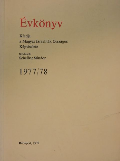 Bálint Sándor - Évkönyv 1977/78 [antikvár]