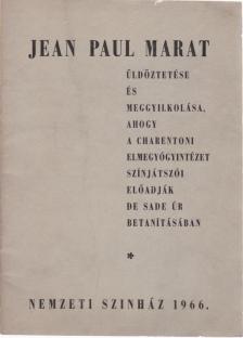 Peter Weiss - Jean Paul Marat [antikvár]