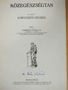 Dr. Darányi Gyula - Közegészségtan II. [antikvár]