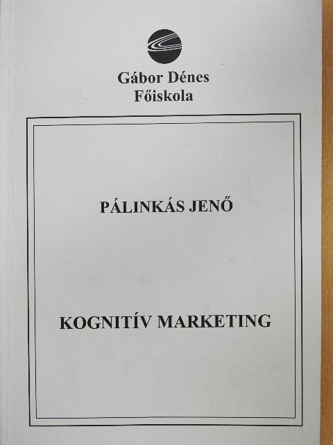 Pálinkás Jenő - Kognitív marketing [antikvár]