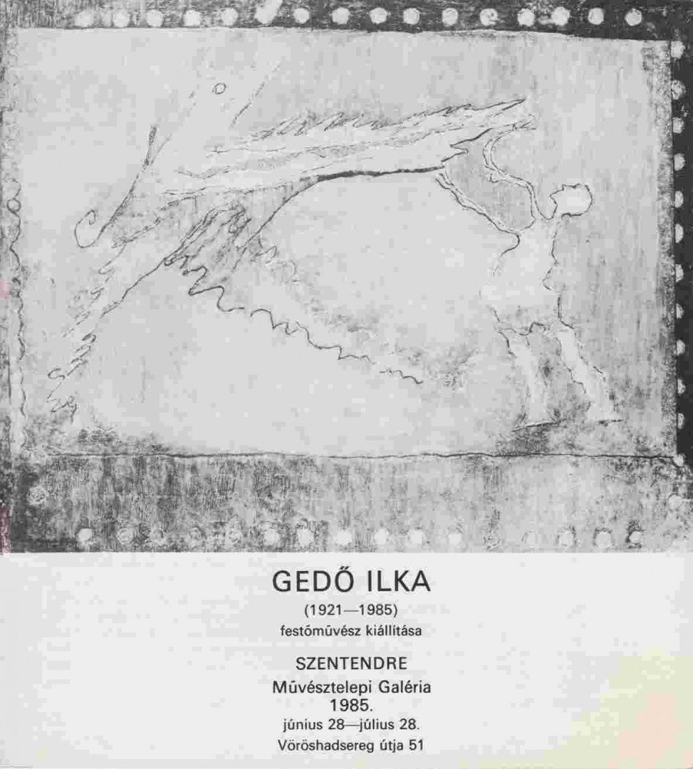 MARTON ANDOR - Gedő Ilka festőművész kiállítása [antikvár]