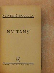 Papp Jenő - Nyitány [antikvár]