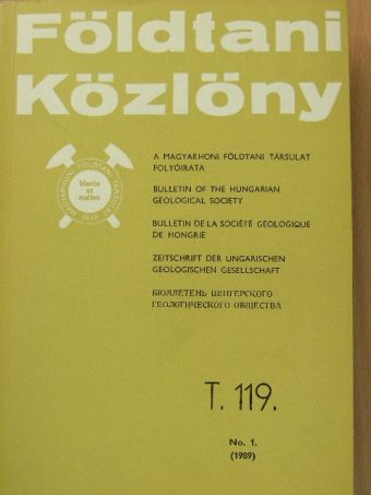 Gidai László - Földtani Közlöny 1989/1. [antikvár]