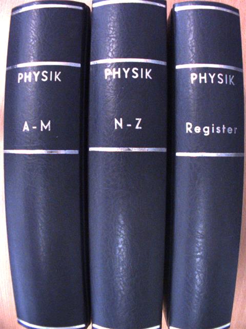 Physik A-M/N-Z/Register [antikvár]