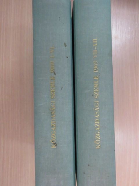 A. Milejkovszkij - Közgazdasági Szemle 1969. január-december I-II. [antikvár]