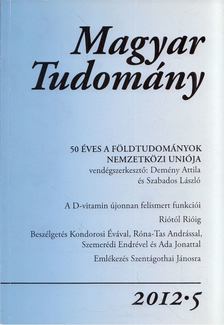 CSÁNYI VILMOS - Magyar Tudomány 2012/5. [antikvár]