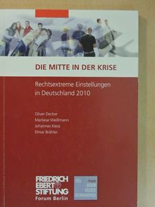 Elmar Brähler - Die Mitte in der Krise [antikvár]
