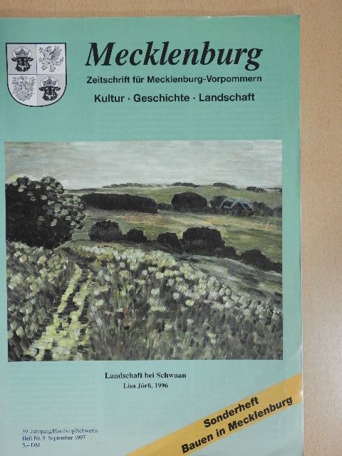Arnold Groth - Mecklenburg 9 September 1997 [antikvár]