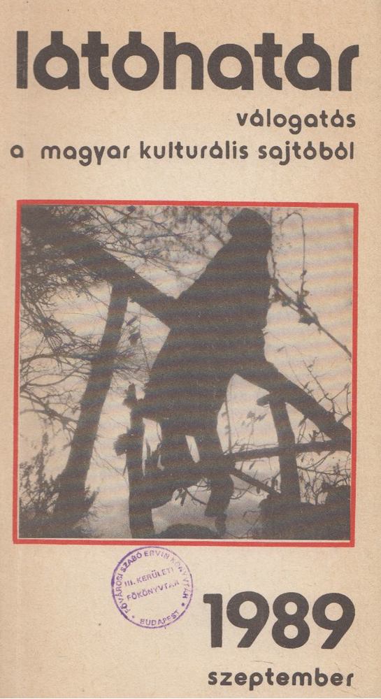 GARAI GÁBOR - Látóhatár 1989 szeptember [antikvár]