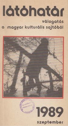 GARAI GÁBOR - Látóhatár 1989 szeptember [antikvár]
