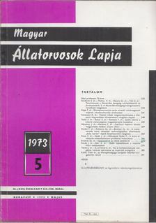 Holló Ferenc - Magyar Állatorvosok Lapja 1973. Május [antikvár]