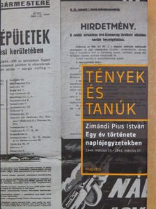 Zimándi Pius István - Egy év története naplójegyzetekben [antikvár]