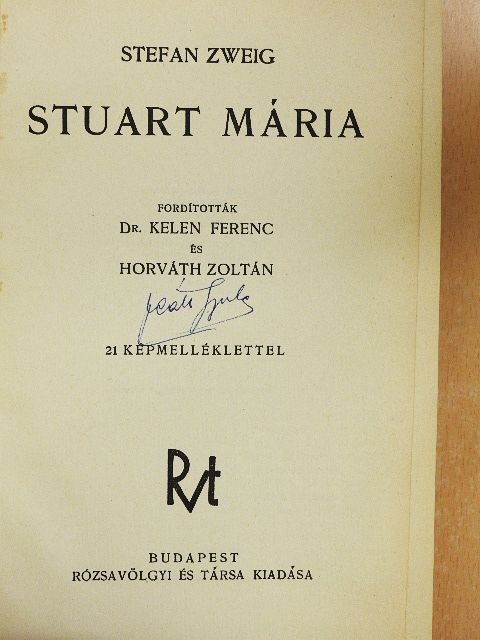 Stefan Zweig - Stuart Mária [antikvár]