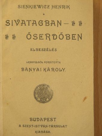 Sienkiewicz Henrik - Sivatagban - őserdőben [antikvár]