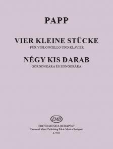 Papp Lajos - NÉGY KIS DARAB GORDONKÁRA ÉS ZONGORÁRA