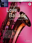 LOVE BALLADS. 14 WONDERFUL SONGS OF PASSION, ALTO SAXOPHONE + ONLINE MATERIAL AUDIO (D. JUCHEM)