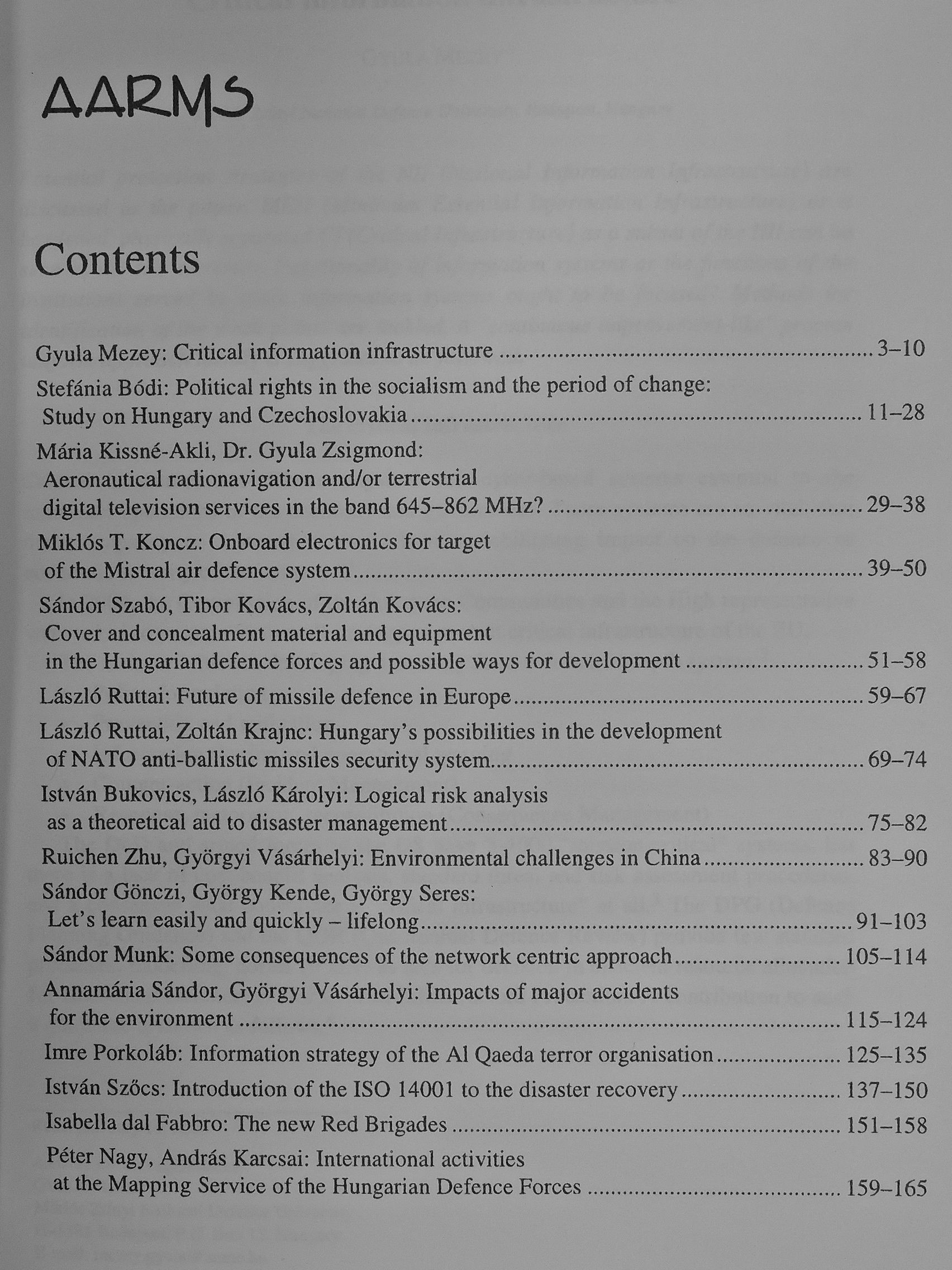 Andrea K. Riemer - AARMS 2006/1-4. [antikvár]