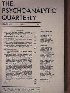 Humphrey Michels - The Psychoanalytic Quarterly 1988/2. [antikvár]