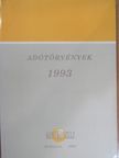 Adótörvények 1993 [antikvár]