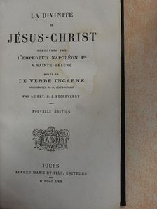 P. J. Etcheverry - La divinité de Jésus-Christ [antikvár]