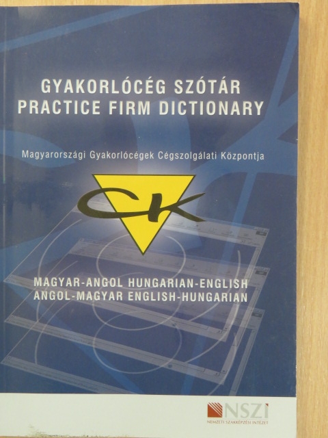 Gyakorlócég szótár [antikvár]