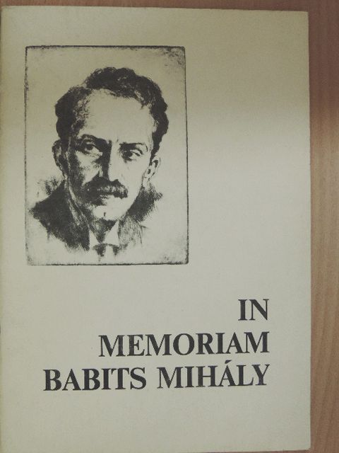 Bertók László - In memoriam Babits Mihály [antikvár]