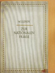 V. I. Lenin - Zur Nationalen Frage [antikvár]