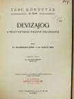 Dr. Goldberger József - Devizajog [antikvár]