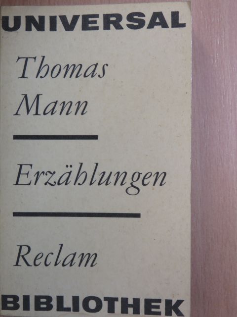 Thomas Mann - Erzählungen [antikvár]