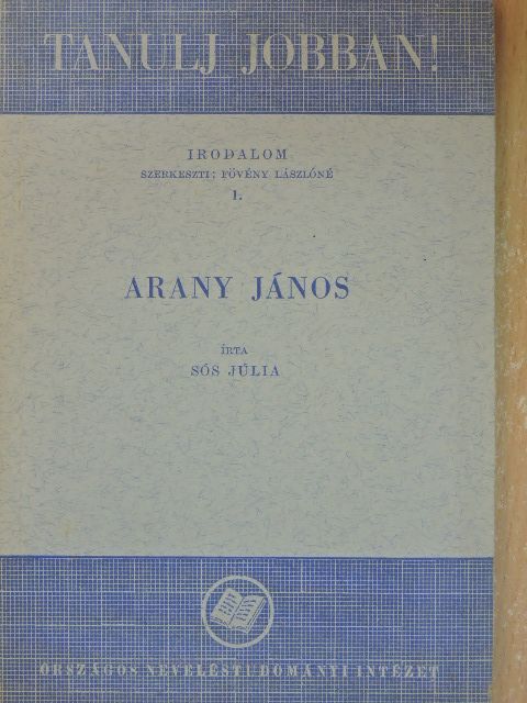 Sós Júlia - Arany János [antikvár]