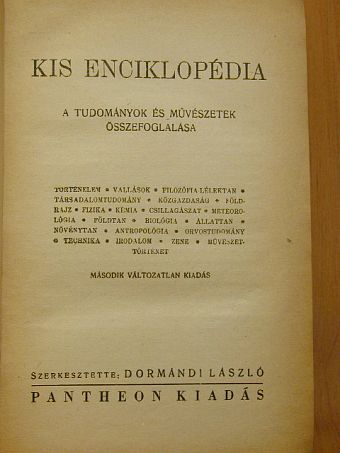 Gáspár Zoltán - Kis enciklopédia [antikvár]
