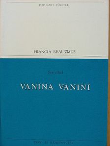 Henri Beyle - Vanina Vanini (Elbeszélések) [antikvár]