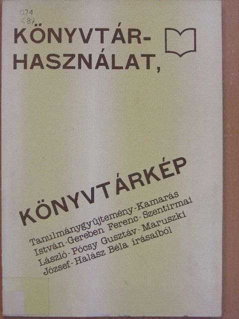 Gereben Ferenc - Könyvtárhasználat, könyvtárkép [antikvár]