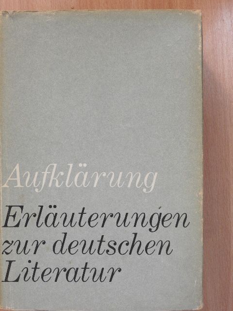 Aufklärung [antikvár]