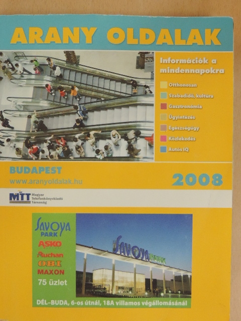 Arany Oldalak - Budapest 2008 [antikvár]