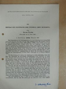 Eduard Wagner - Beitrag zur Systematik der Cydnidae (Hem. Heteropt.) [antikvár]