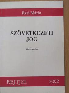 Réti Mária - Szövetkezeti jog [antikvár]