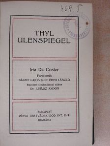 Charles de Coster - Thyl Ulenspiegel [antikvár]