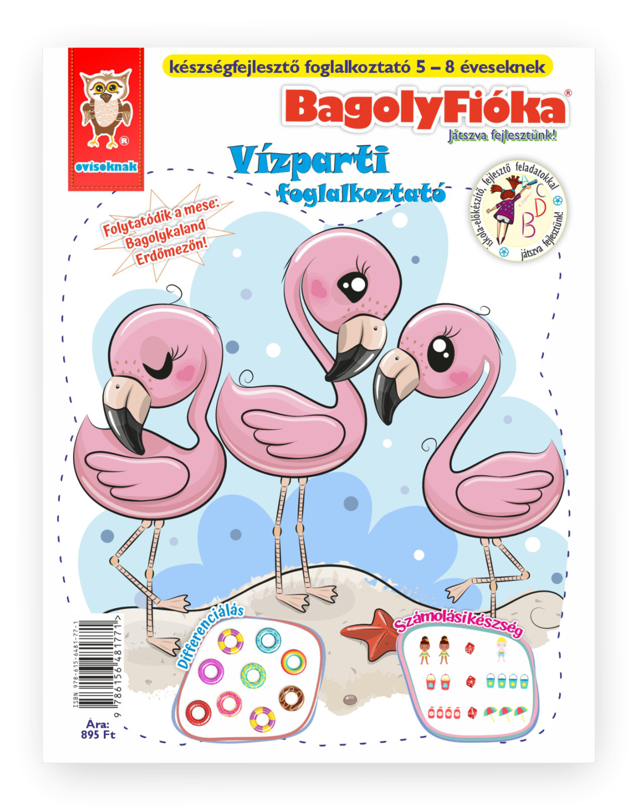 BagolyFióka kreatív foglalkoztató füzet - Vízparti