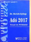 Dr. Herich György - Adó 2017 - Teszt és Példatár [antikvár]