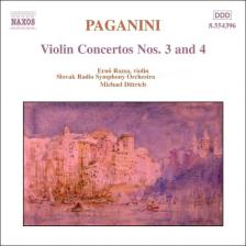 PAGANINI - VIOLIN CONCERTOS NOS. 3,4. CD