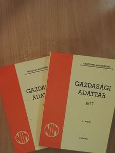Gazdasági adattár 1977. I-II. [antikvár]