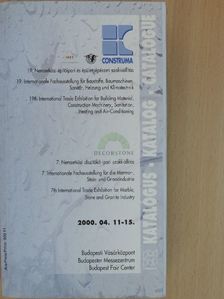 19. Nemzetközi építőipari és épületgépészeti szakkiállítás/7. Nemzetközi díszítőkő-ipari szakkiállítás [antikvár]