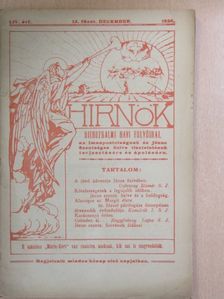 Csávossy Elemér S. J. - Hirnök 1920. december [antikvár]