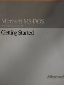Microsoft MS-DOS Getting Started [antikvár]