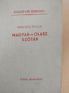Herczeg Gyula - Magyar-olasz szótár [antikvár]