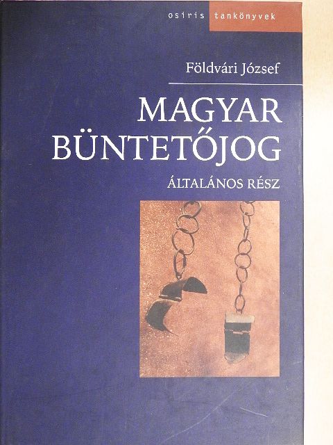 Földvári József - Magyar büntetőjog [antikvár]