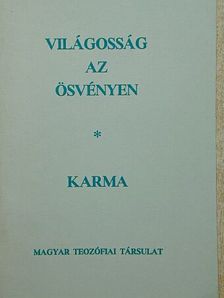 Mabel Collins - Világosság az ösvényen - Karma [antikvár]